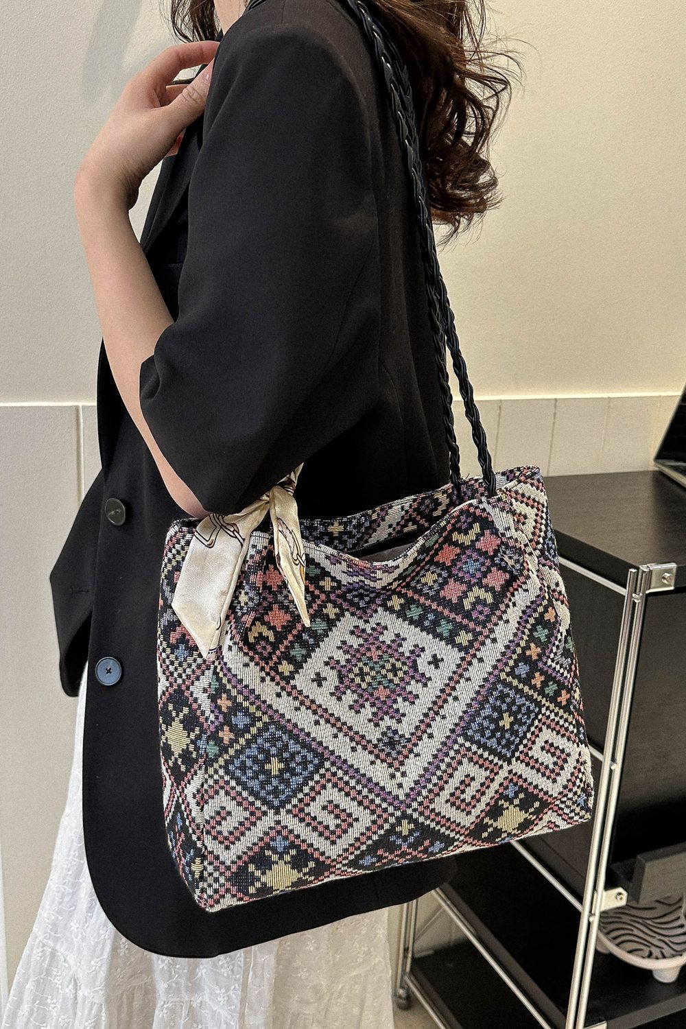 Braided Tote Bag