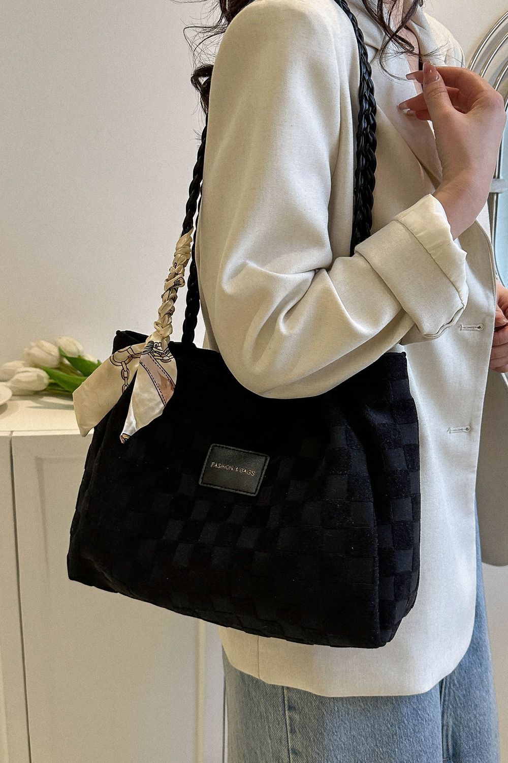 Braided Tote Bag
