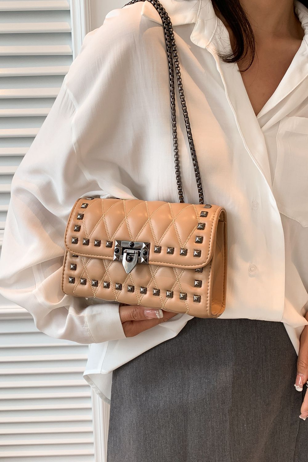 Studded Crossbody Bag