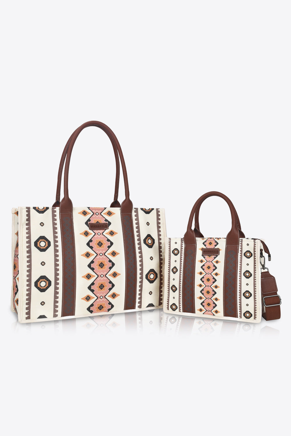 Printed Shoulder Bag with Strap