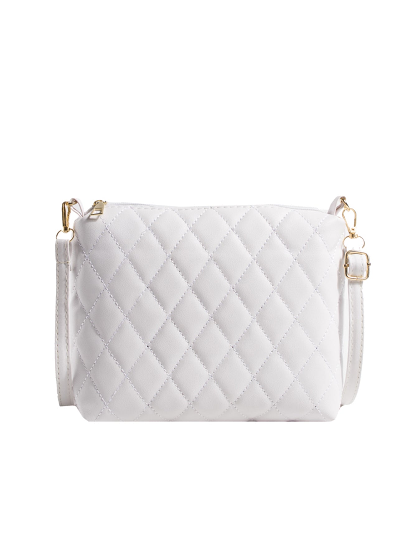 Three-Piece Diamond Print Bag Set