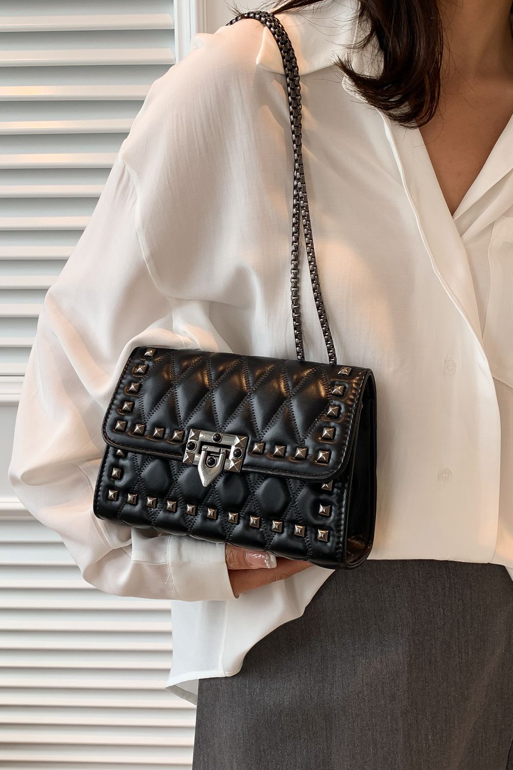 Studded Crossbody Bag