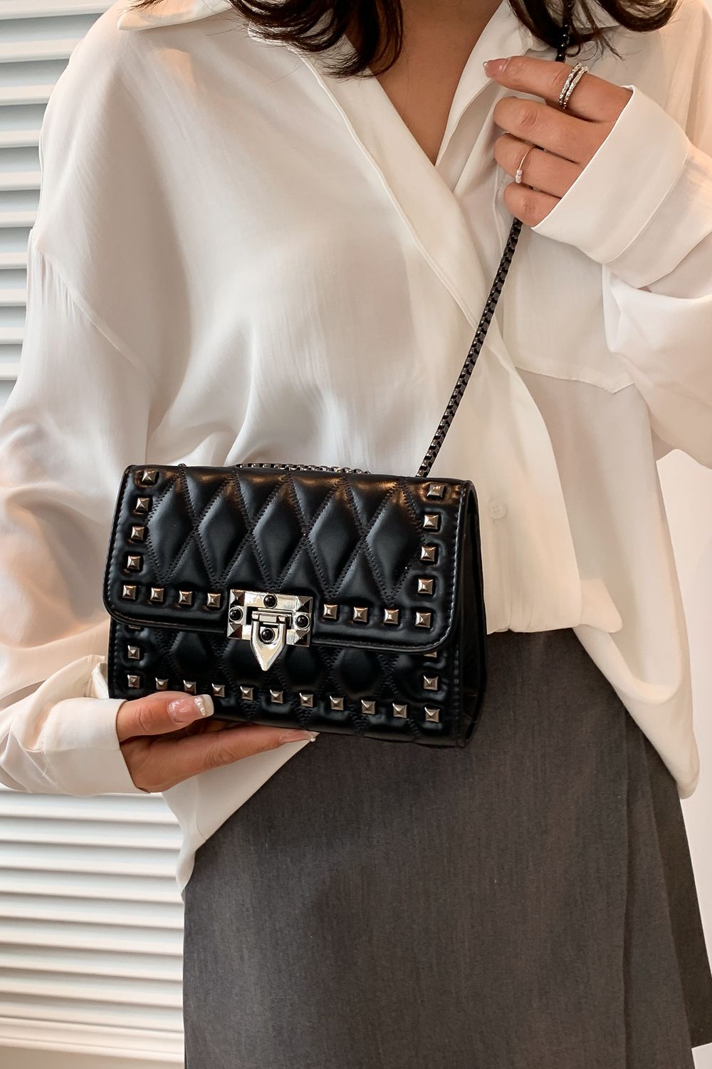 Studded Crossbody Bag