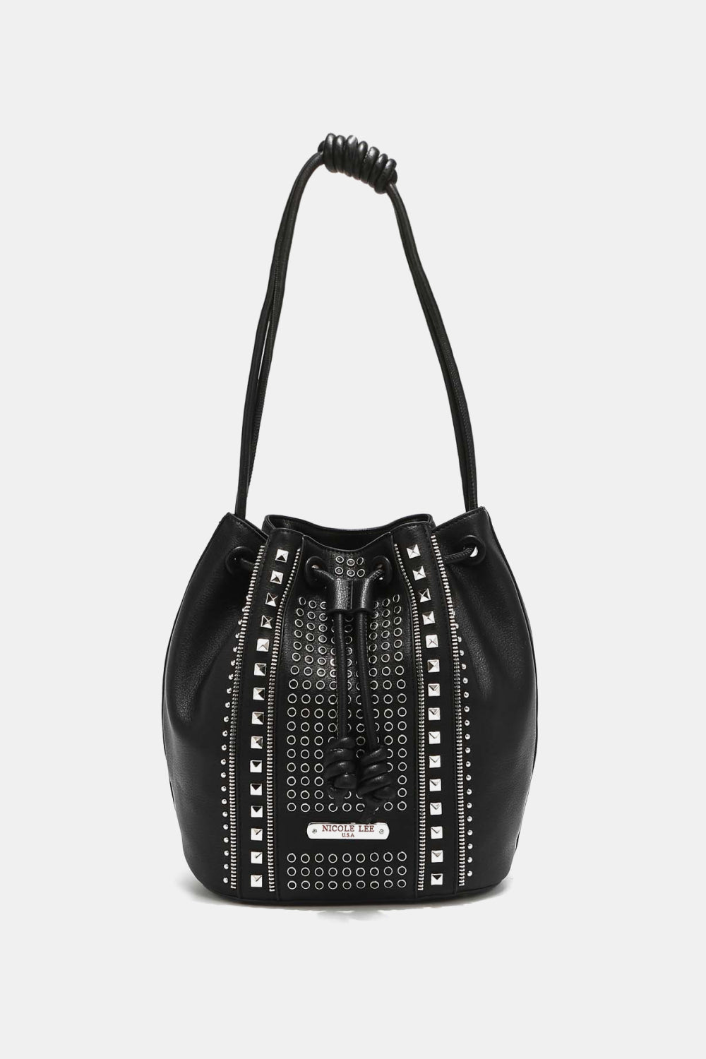 Studded Bucket Bag