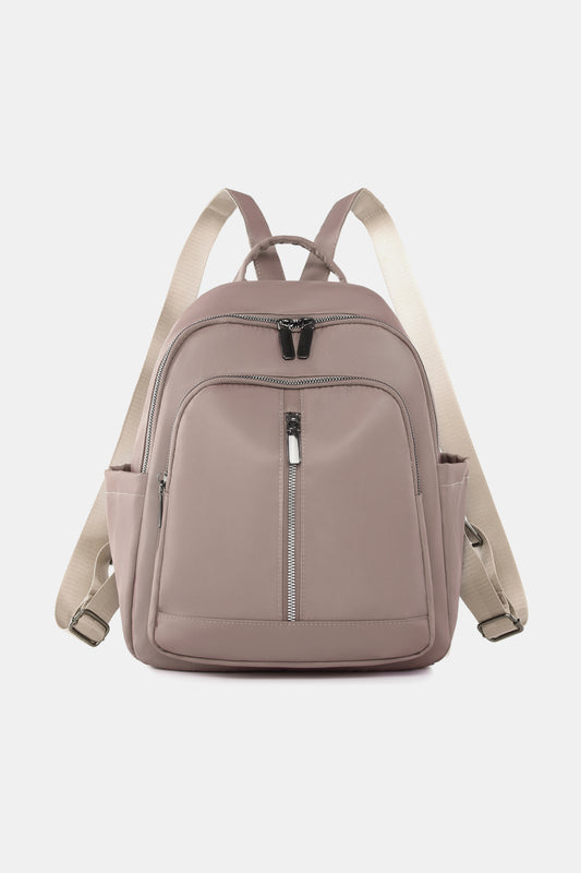 Solid Nylon Backpack