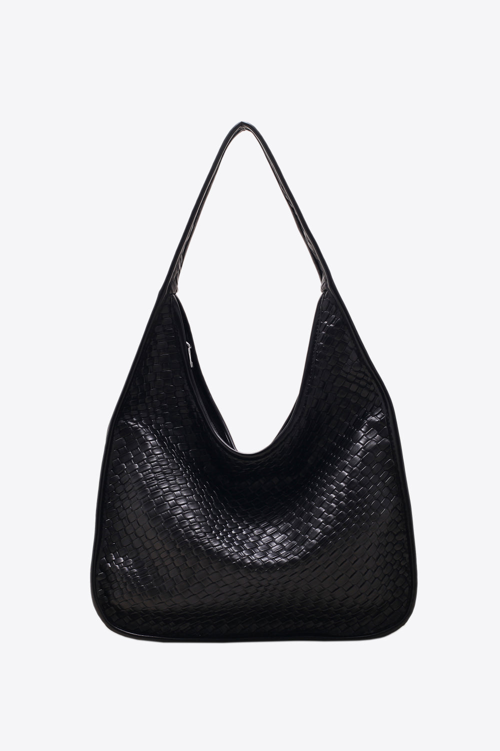 Weaved Leather Shoulder Bag