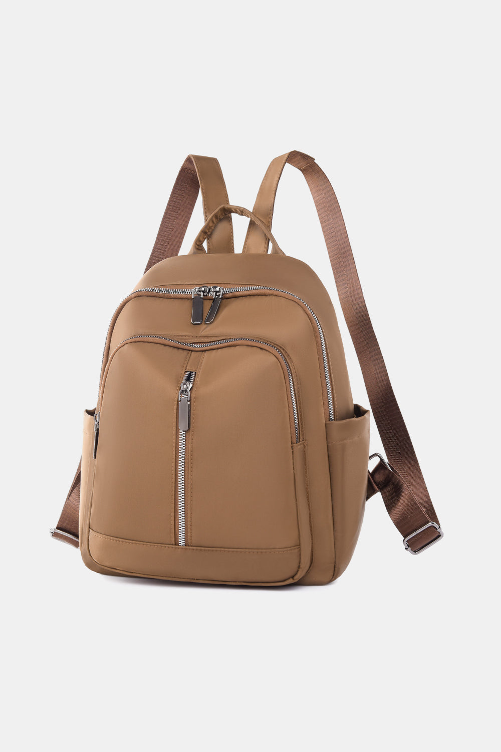 Solid Nylon Backpack