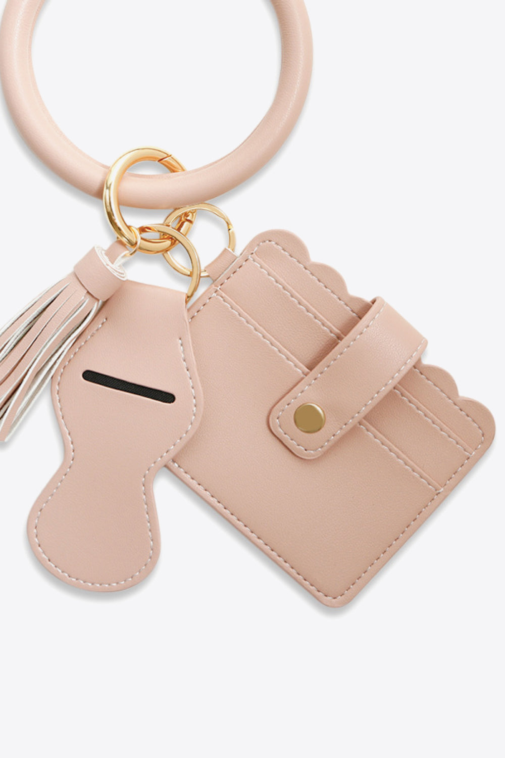 Wristlet Keychain with Card Holder